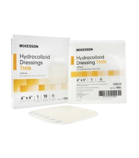 McKesson Hydrocolloid Dressing 6" x 6" Square Sterile