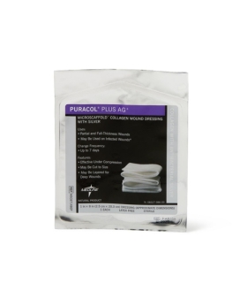 Medline Puracol Plus AG+ Collagen Dressing Rope with Silver