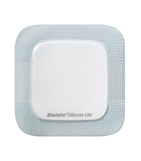 Coloplast Thin Silicone Foam Dressing Biatain® Silicone Lite 2 X 2 Inch Square Adhesive with Border Sterile