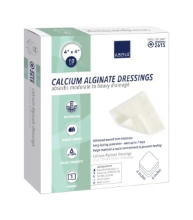Abena Calcium Alginate Dressing 4 X 4" Square