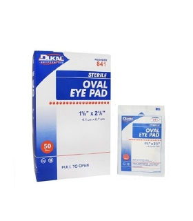 Dukal Eye Pad Cotton 1-5/8 x 2-5/8" Sterile