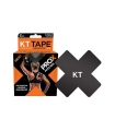 KT Health Tape Pro X, 4" x 4", Black, 15/Box