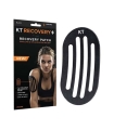 KT Health Tape Recovery+ Patch, Black, 4/Box