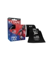 KT Health Synthetic Tape Team USA Pro, 4" x 4", Black, 20/Box
