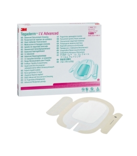 3M Transparent Film Dressing Tegaderm™ Rectangle 4 x 6-1/8" Frame Style Delivery Without Label Sterile