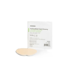 McKesson Silicone Foam Dressing 7 X 7 Inch Sacral Silicone Gel Adhesive without Border Sterile