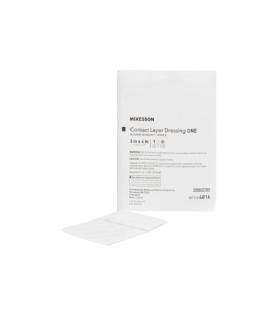 McKesson Wound Contact Layer Dressing Silicone 3 X 4 Inch
