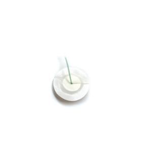 MPM Medical Foam Dressing 4 Inch Diameter Fenestrated Round Non-Adhesive without Border Sterile