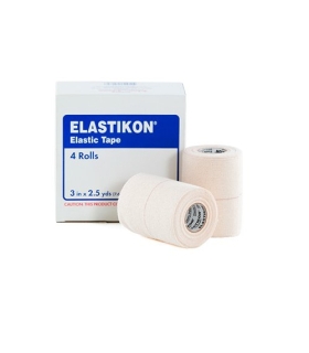 Johnson & Johnson Elastic Tape Elastikon® Cotton 3" x 2-1/2 Yard White NonSterile