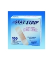 Dukal Adhesive Strip Stat Strip® 1 x 3" Plastic Rectangle Sheer Sterile, 100 EA/Box, 12BX/Case