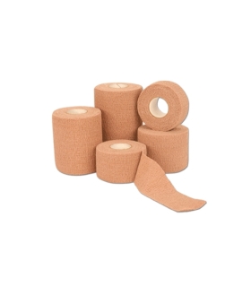Andover Coated Products Cohesive Bandage CoFlex®LF2 6 Inch X 5 Yard Standard Compression Self-adherent Closure Tan NonSterile