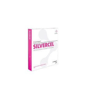 Systagenix Silvercel Non-Adherent Antimicrobial Alginate Dressing 4" x 8"