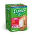 Curad Plastic Adhesive Bandages, Tan, 24 BX/Case