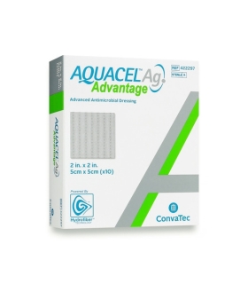 Convatec Silver Dressing Aquacel Ag Advantage 2 X 2 Inch Square Sterile