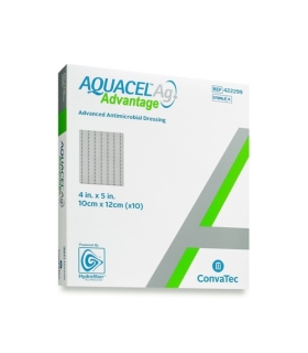 Convatec Silver Dressing Aquacel Ag Advantage 4 X 5 Inch Rectangle Sterile