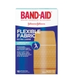 Johnson & Johnson Flexible Fabric Extra Large Adhesive Bandages, 1-1/4 x 4, 10/Box