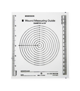 Meta title-McKesson Wound Measuring Device Non-Sterile 5" X 7", 100EA/Pack,Medical Supply,MON 10032100,Wound Care,Documentation,