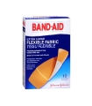 Johnson & Johnson Adhesive Strip Band-Aid® Flexible Fabric 1-3/4 x 2" Fabric Rectangle Tan Sterile, 10/Box
