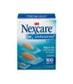 3M Adhesive Strip Nexcare™ Waterproof Assorted Sizes Clear / Tan, 100/Box