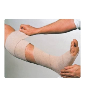 Patterson Medical Compression Bandage Rosidal® K 2.36 Inch X 5-1/2 Yard High Compression Clip Detached Closure Tan NonSterile