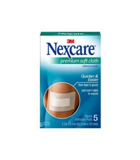 3M Adhesive Dressing Nexcare™ 2-3/8 x 4" White