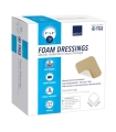 Abena Foam Dressing 4 X 4" Square Without Border, Sterile, 10 EA/Carton