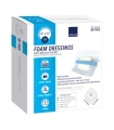 Abena Foam Dressing 6 X 6" Square Adhesive with Border, Sterile, 10 EA/Carton