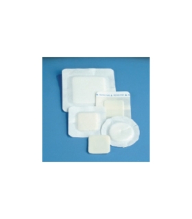 DeRoyal Foam Dressing Polyderm 2.25" x 2.25" Square Without Border Sterile