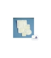 DeRoyal Foam Dressing Polyderm Border 6" x 6" Square 3.75" x 3.75" Pad Sterile, 10 EA/Box