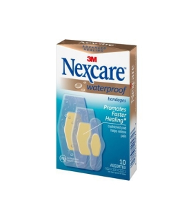 3M Adhesive Strip Nexcare™ Advanced Healing Waterproof Hydrocolloid Assorted Sizes Clear