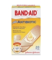 Johnson & Johnson Antibiotic Adhesive Bandages, Assorted Sizes, 20/Box