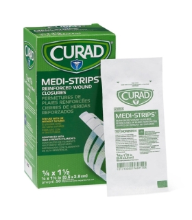 Meta title-Medline CURAD Sterile Medi-Strip Wound Closure, 1/4" x 1-1/2",Medical Supply,MED NON250114Z,Wound Care,Wound Closure,