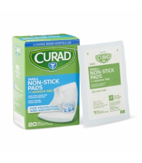 Medline CURAD Sterile Nonstick Pad with Adhesive Tabs