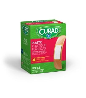 Meta title-Medline CURAD Plastic Adhesive Bandages, Natural, No, 1200 EA/Case,Medical Supply,MED NON25500,Wound Care,Bandages an