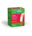 Medline CURAD Plastic Adhesive Bandages, Natural, No, 1200 EA/Case