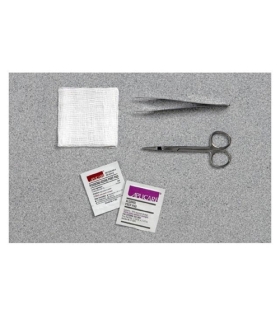 Meta title-Cardinal Health Suture Removal Kit, with Adson Forceps, Straight Iris Scissors, 4-1/2", PVP Prep Pad,Medical Supply,M