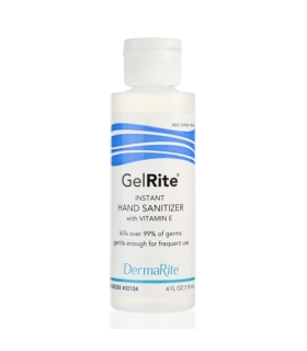 Meta title-Dermarite GelRite® Gel Hand Sanitizer, 4 oz. Bottle, Ethyl Alcohol,Medical Supply,Mfg. Part # 00104,Hand Sanitizers,I