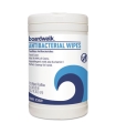 Boardwalk Antibacterial Wipes, 8 x 5 2/5, Fresh Scent, 75 per Canister, 6 per Carton