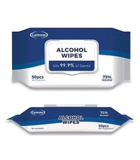 Meta title-GN1 Personal Alcohol Wipes, White, 50/Pack, 24 Packs/Carton,Medical Supply,Mfg. Part # GN1W07524ES,Hand Sanitizers,Sa