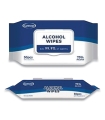 GN1 Personal Alcohol Wipes, White, 50/Pack, 24 Packs/Carton