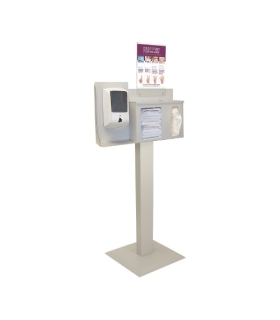 Meta title-Bowman Dispensers PPE Dispenser Kit Bowman® Floor Stand,Medical Supply,Mfg. Part # BD105 0012,Hand Sanitizers,Accesso