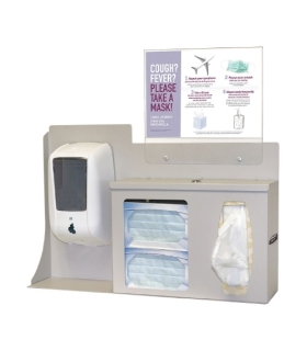 Meta title-Bowman Dispensers PPE Dispenser Kit Bowman® Surface Mount,Medical Supply,Mfg. Part # BD206 0012,Hand Sanitizers,Acces