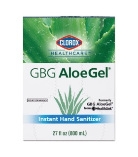Meta title-Clorox Professional GBG AloeGel Instant Gel Hand Sanitizer, 800 mL Bag-in-a-Box, 12/Carton,Medical Supply,Mfg. Part #