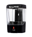 Alpine Automatic Hands-Free Transparent Gel Hand Sanitizer/ Liquid Soap Dispenser, 700 mL, Black